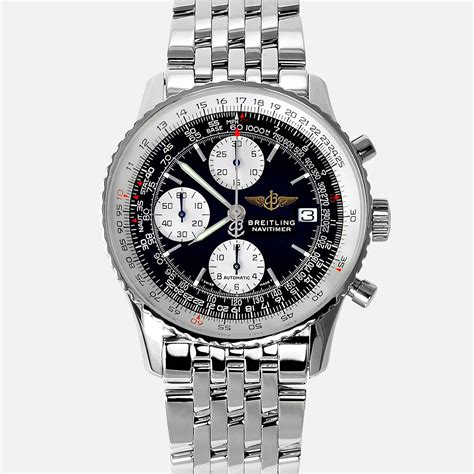 black face breitling watches|Breitling navitimer blue dial.